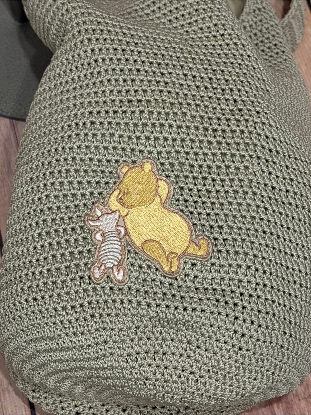 Winnie the Pooh & Piglet Tan Knit Hobo Bag - Disney Store